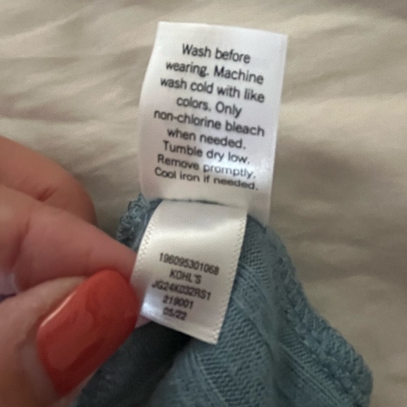 SO Cropped Cardigan Button Front - Juniors Plus XXL - Blue (NWOT) - Picture 5 of 8